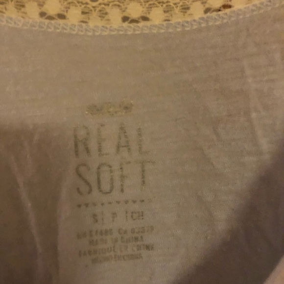 Two small aerie real soft tanks with lace - Picture 2 of 4